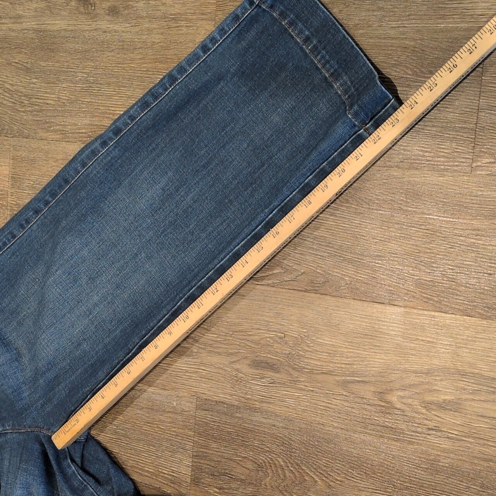 Talbots Flawless High-Waist Wide Leg Cropped Jeans Women's Size 4 - Picture 6 of 10